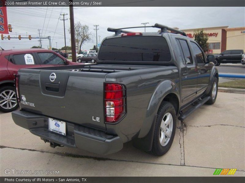 Storm Grey / Steel 2008 Nissan Frontier LE Crew Cab