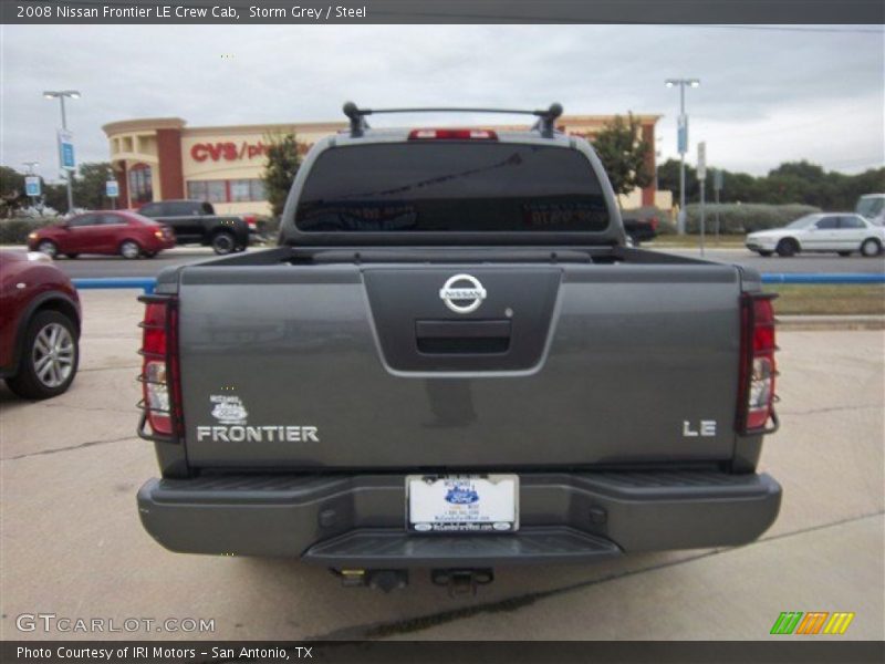 Storm Grey / Steel 2008 Nissan Frontier LE Crew Cab