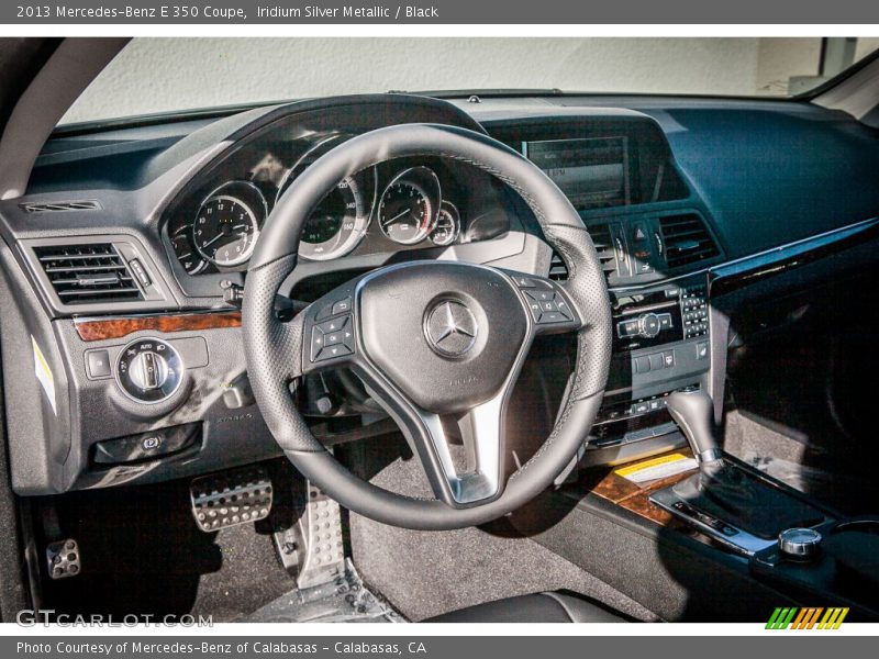 Iridium Silver Metallic / Black 2013 Mercedes-Benz E 350 Coupe