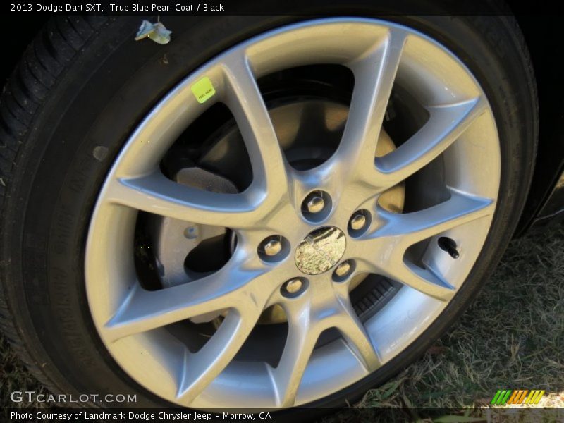 True Blue Pearl Coat / Black 2013 Dodge Dart SXT