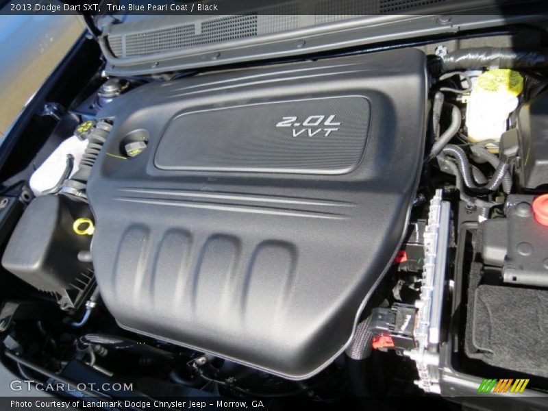 True Blue Pearl Coat / Black 2013 Dodge Dart SXT