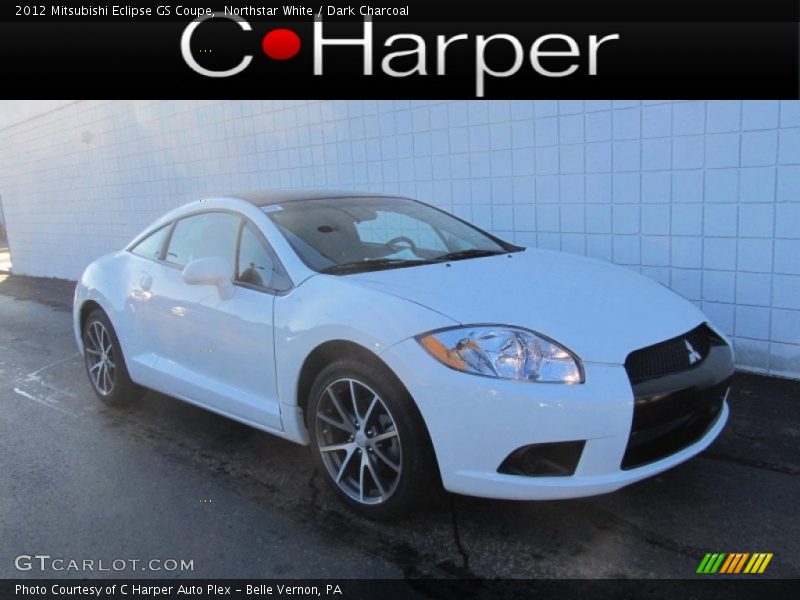 Northstar White / Dark Charcoal 2012 Mitsubishi Eclipse GS Coupe