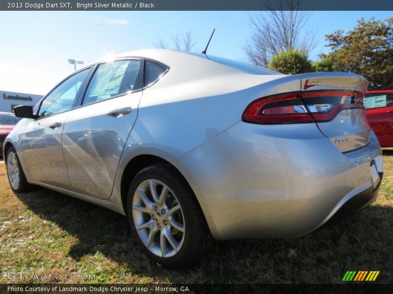 Bright Silver Metallic / Black 2013 Dodge Dart SXT