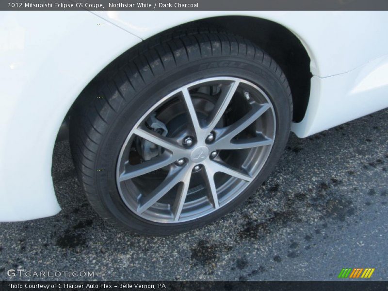 Northstar White / Dark Charcoal 2012 Mitsubishi Eclipse GS Coupe