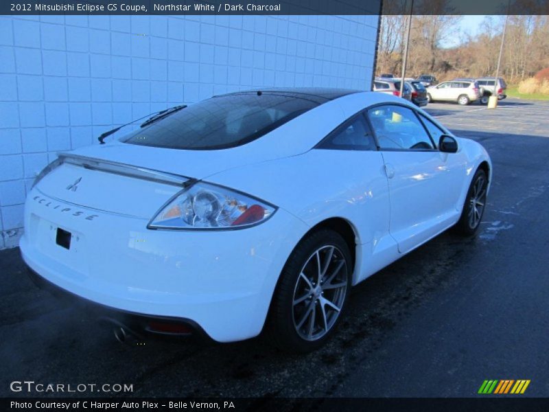 Northstar White / Dark Charcoal 2012 Mitsubishi Eclipse GS Coupe