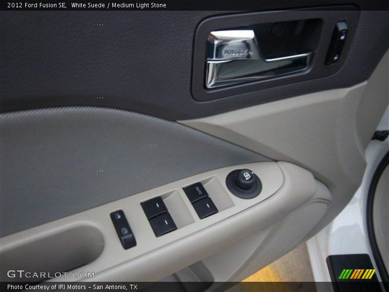 White Suede / Medium Light Stone 2012 Ford Fusion SE