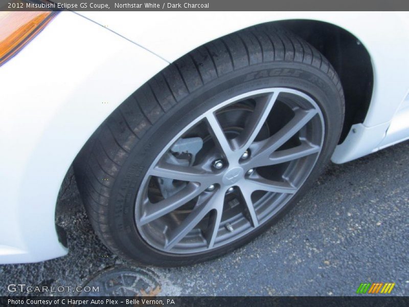 Northstar White / Dark Charcoal 2012 Mitsubishi Eclipse GS Coupe
