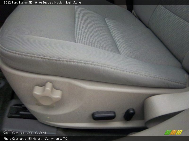 White Suede / Medium Light Stone 2012 Ford Fusion SE