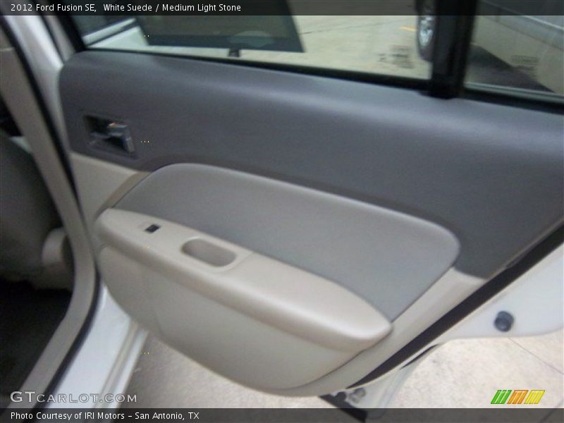 White Suede / Medium Light Stone 2012 Ford Fusion SE
