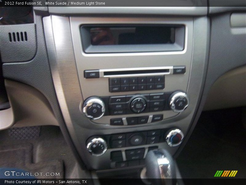 White Suede / Medium Light Stone 2012 Ford Fusion SE