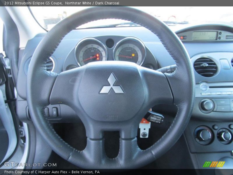 Northstar White / Dark Charcoal 2012 Mitsubishi Eclipse GS Coupe
