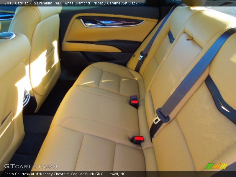 White Diamond Tricoat / Caramel/Jet Black 2013 Cadillac XTS Premium FWD