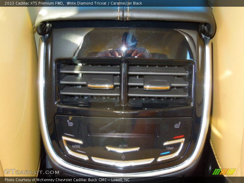 White Diamond Tricoat / Caramel/Jet Black 2013 Cadillac XTS Premium FWD