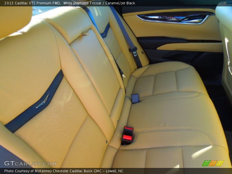 White Diamond Tricoat / Caramel/Jet Black 2013 Cadillac XTS Premium FWD
