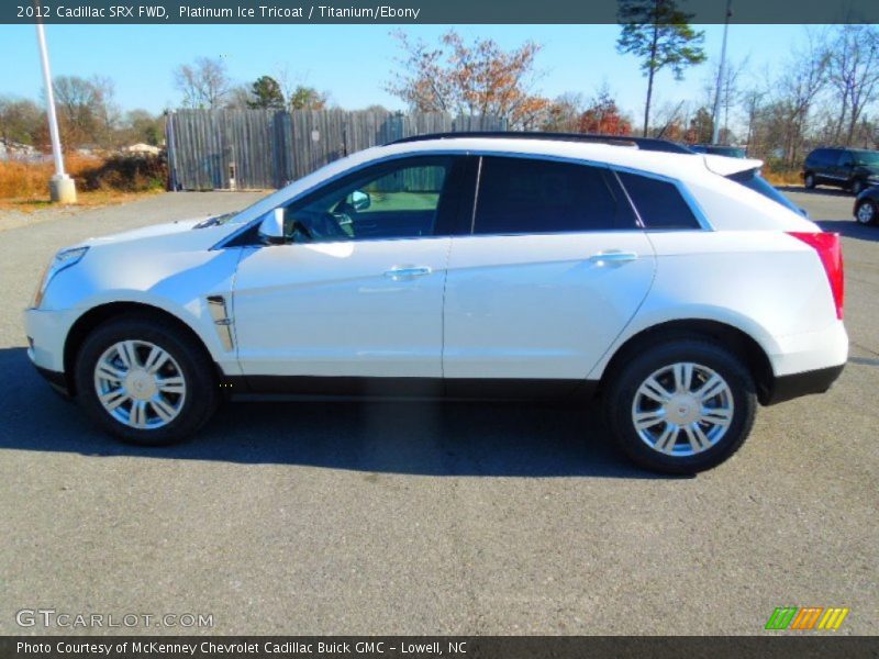 Platinum Ice Tricoat / Titanium/Ebony 2012 Cadillac SRX FWD