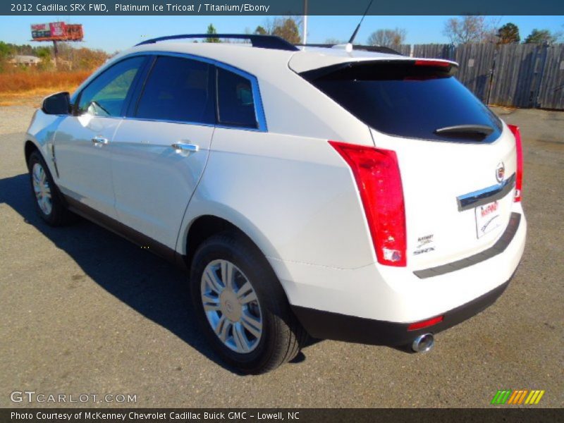 Platinum Ice Tricoat / Titanium/Ebony 2012 Cadillac SRX FWD