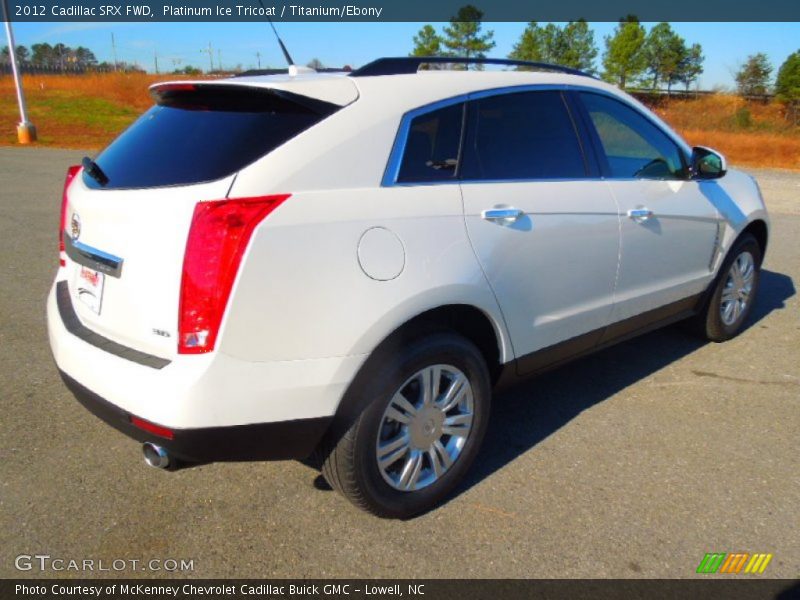 Platinum Ice Tricoat / Titanium/Ebony 2012 Cadillac SRX FWD