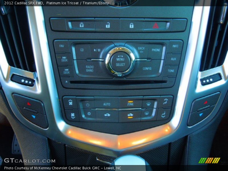 Platinum Ice Tricoat / Titanium/Ebony 2012 Cadillac SRX FWD