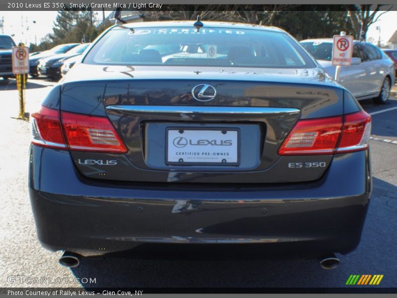 Smoky Granite Mica / Light Gray 2010 Lexus ES 350