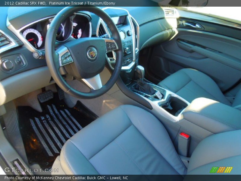 Platinum Ice Tricoat / Titanium/Ebony 2012 Cadillac SRX FWD