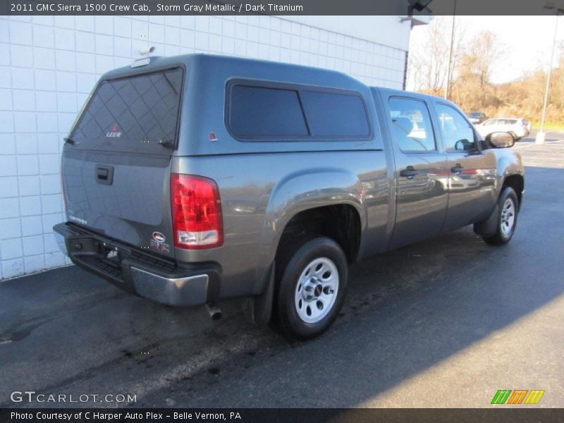 Storm Gray Metallic / Dark Titanium 2011 GMC Sierra 1500 Crew Cab