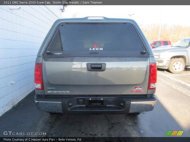 Storm Gray Metallic / Dark Titanium 2011 GMC Sierra 1500 Crew Cab