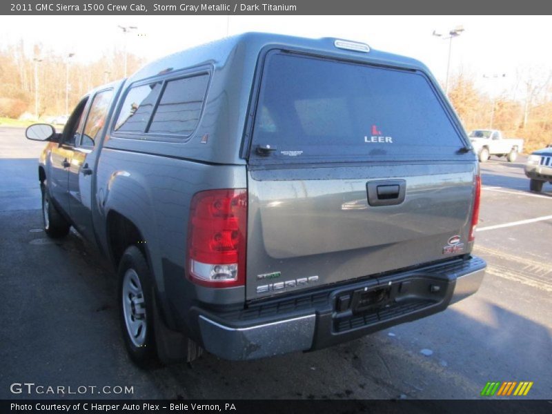 Storm Gray Metallic / Dark Titanium 2011 GMC Sierra 1500 Crew Cab
