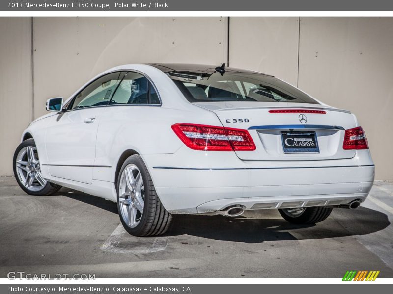 Polar White / Black 2013 Mercedes-Benz E 350 Coupe