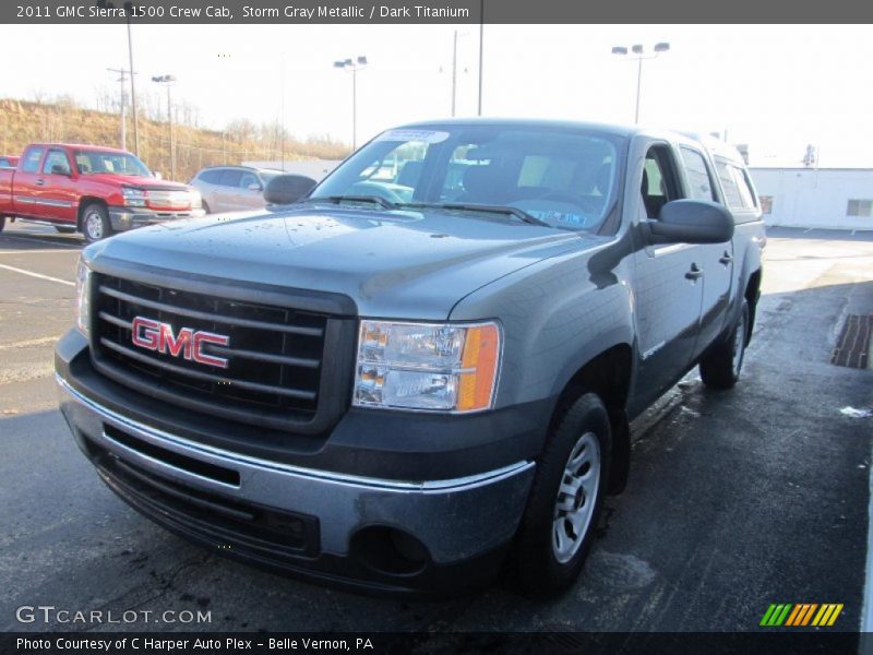 Storm Gray Metallic / Dark Titanium 2011 GMC Sierra 1500 Crew Cab