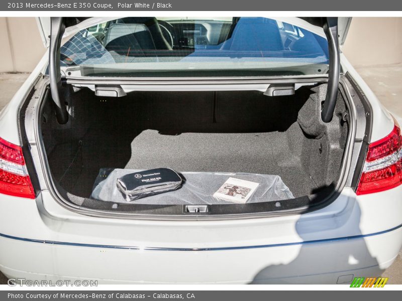 Polar White / Black 2013 Mercedes-Benz E 350 Coupe