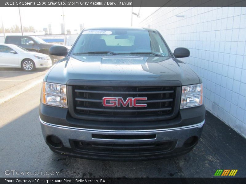 Storm Gray Metallic / Dark Titanium 2011 GMC Sierra 1500 Crew Cab