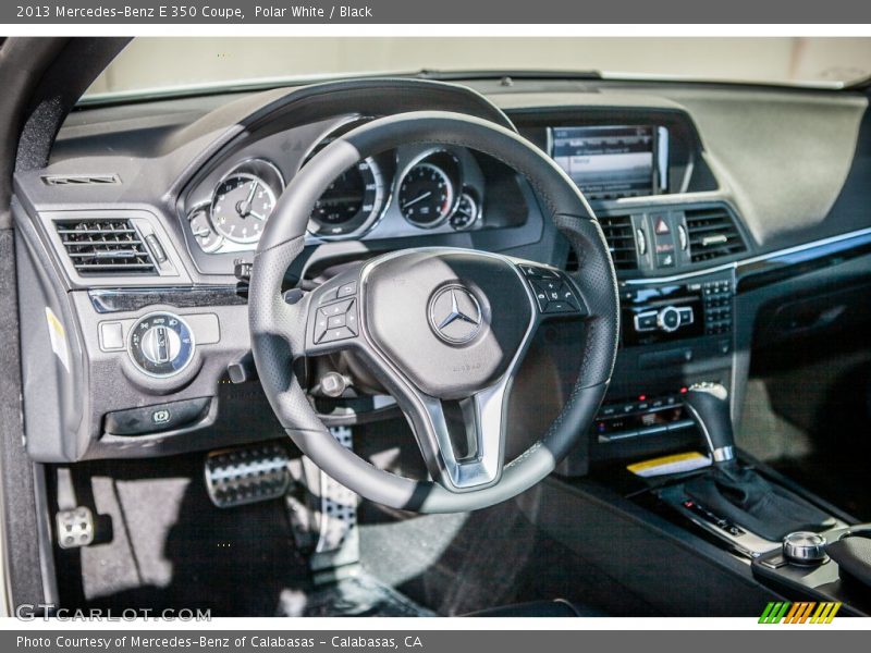 Polar White / Black 2013 Mercedes-Benz E 350 Coupe