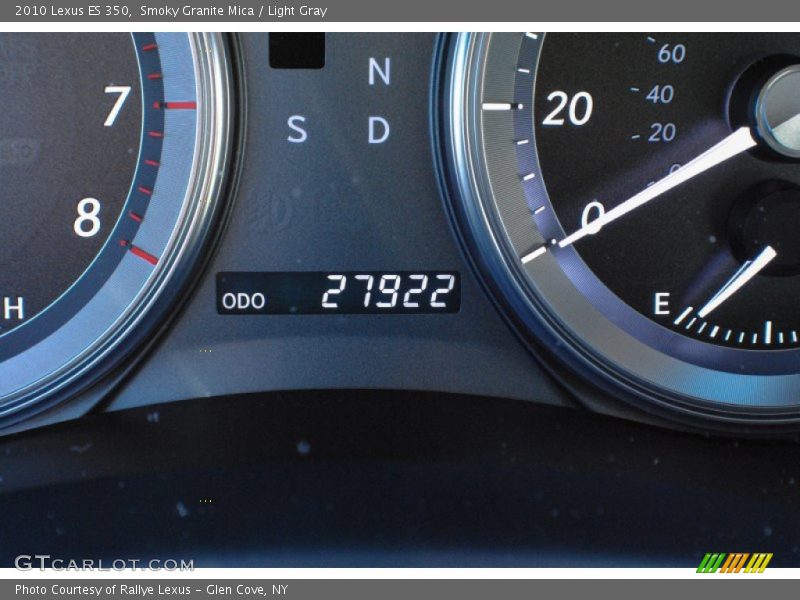 Smoky Granite Mica / Light Gray 2010 Lexus ES 350