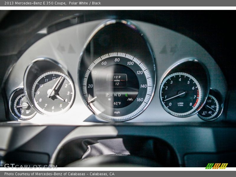 Polar White / Black 2013 Mercedes-Benz E 350 Coupe