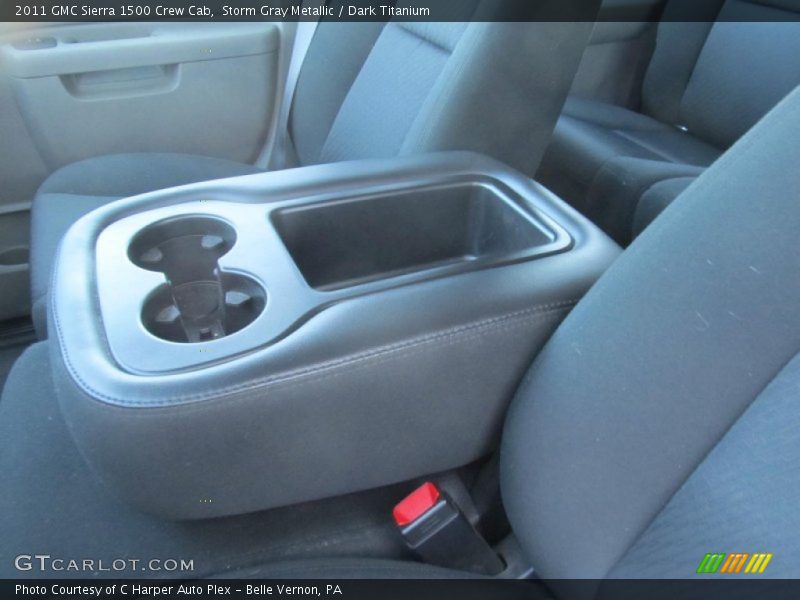 Storm Gray Metallic / Dark Titanium 2011 GMC Sierra 1500 Crew Cab