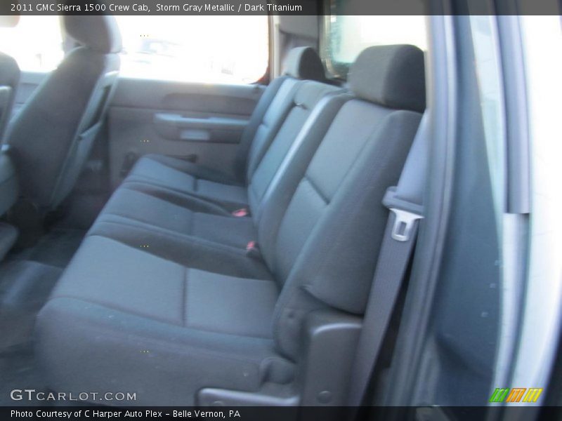 Rear Seat of 2011 Sierra 1500 Crew Cab