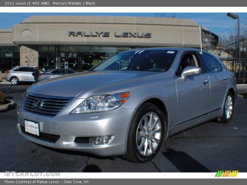 Mercury Metallic / Black 2011 Lexus LS 460 AWD