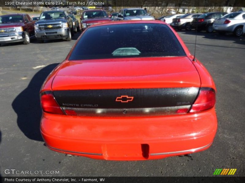 Torch Red / Graphite 1998 Chevrolet Monte Carlo Z34