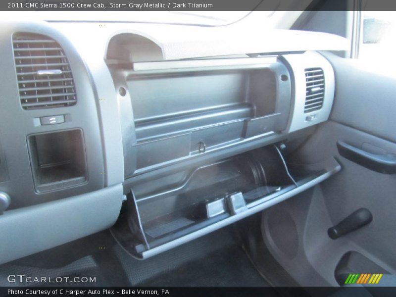 Storm Gray Metallic / Dark Titanium 2011 GMC Sierra 1500 Crew Cab