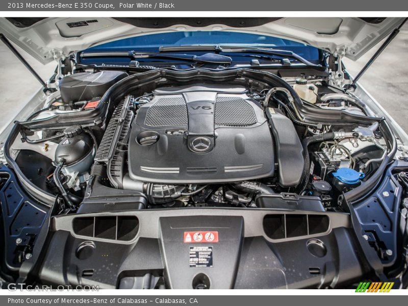 Polar White / Black 2013 Mercedes-Benz E 350 Coupe
