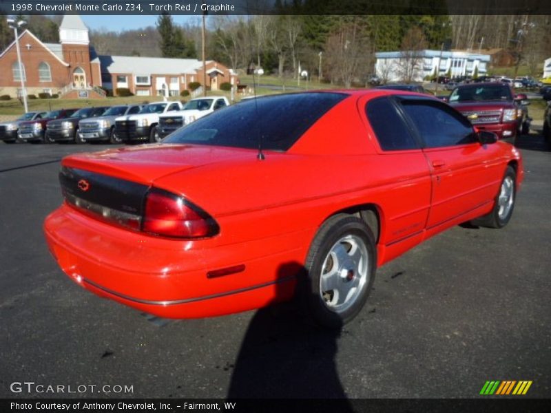 Torch Red / Graphite 1998 Chevrolet Monte Carlo Z34