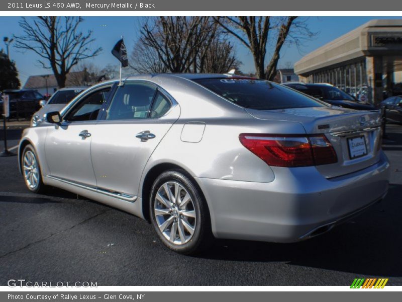 Mercury Metallic / Black 2011 Lexus LS 460 AWD
