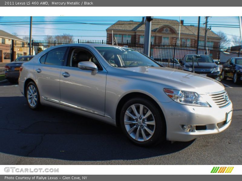 Mercury Metallic / Black 2011 Lexus LS 460 AWD