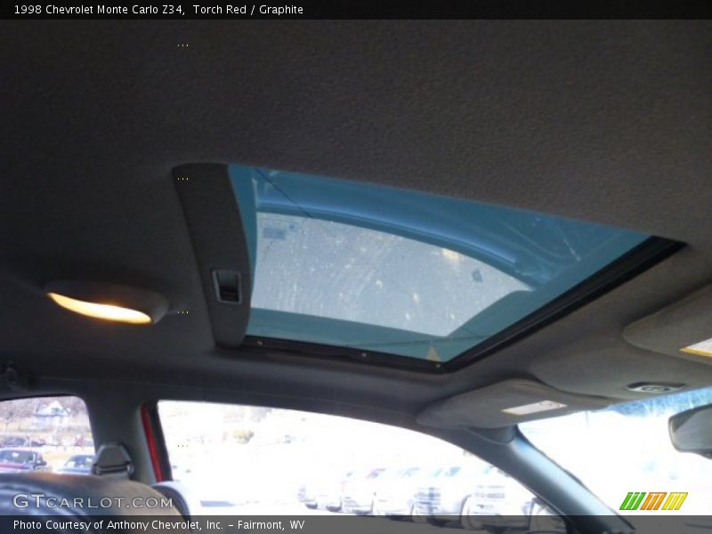 Torch Red / Graphite 1998 Chevrolet Monte Carlo Z34