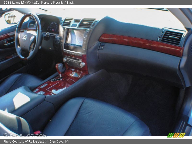 Mercury Metallic / Black 2011 Lexus LS 460 AWD