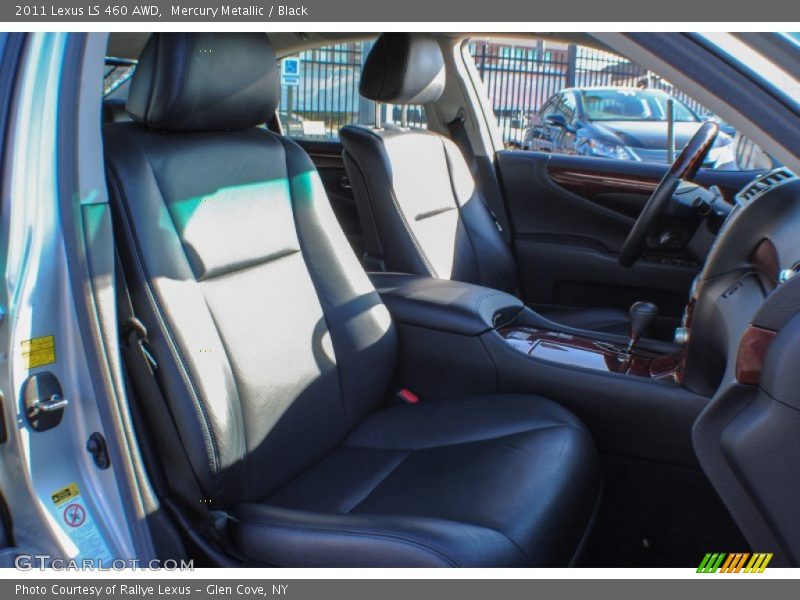 Mercury Metallic / Black 2011 Lexus LS 460 AWD