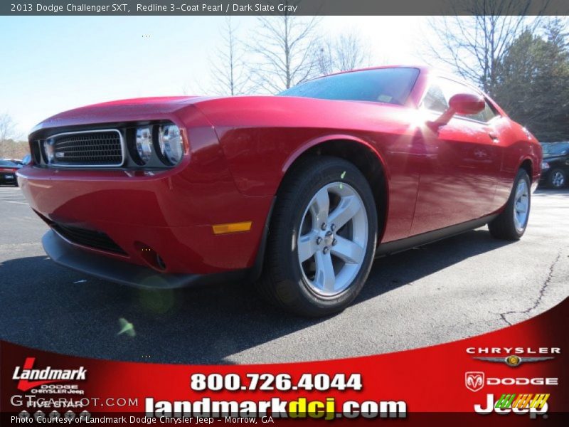 Redline 3-Coat Pearl / Dark Slate Gray 2013 Dodge Challenger SXT