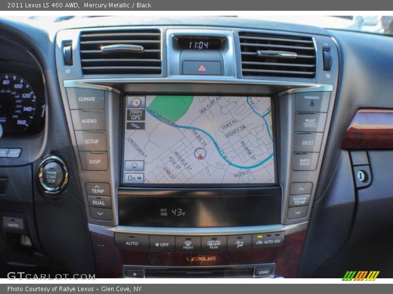 Mercury Metallic / Black 2011 Lexus LS 460 AWD