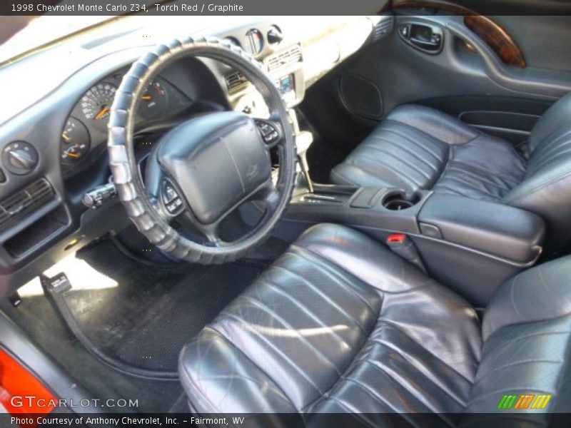 Torch Red / Graphite 1998 Chevrolet Monte Carlo Z34