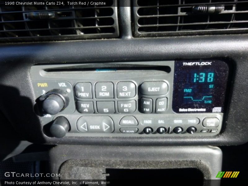 Audio System of 1998 Monte Carlo Z34